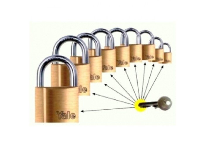 Yale Pas Sistem Pirinç Asma Kilit 60 mm